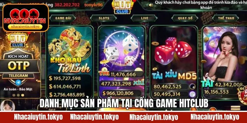 Danh mục game nổi bật tại điểm cược